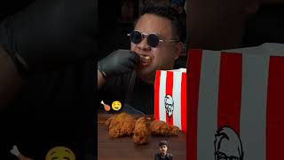 KFC Spicy Wings Mukbang shorts [upl. by Nolana]