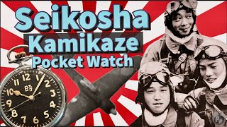 Seikosha Kamikaze Pocket Watch from World War II — Vintage Seiko — Military Timepiece [upl. by Lewendal]