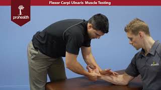 Flexor Carpi Ulnaris Muslce Test Palpation Dr Vizniak Muscle Manual [upl. by Andeee4]