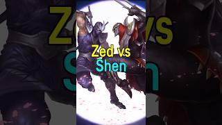 Who wins Zed vs Shen  Lore leagueoflegends [upl. by Alethea]