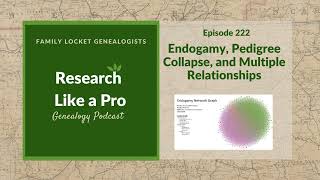 RLP 222 Multiple Relationships Pedigree Collapse and Endogamy [upl. by Edy678]