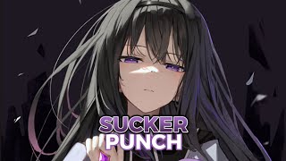 Nightcore  Sucker Punch Lyrics [upl. by Lemuela]