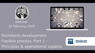 Webinar Standards development the flexible process  Part 1 Principles and operational aspects [upl. by Emyam]