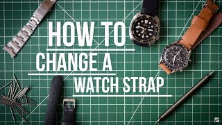 How To Change a Watch Strap by Worn amp Wound [upl. by Placia269]