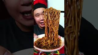 noodle expert ASMR mukbang shorts [upl. by Lemmie590]