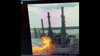 June 3rd 2023 Calcasieu Refining plant explosion refinery explosions lightening [upl. by Mcgill332]