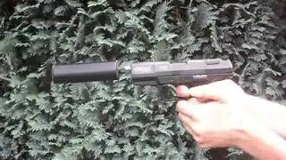 PAK Schreckschuss Walther P99  Schalldämpfer silencer [upl. by Ahsataj]