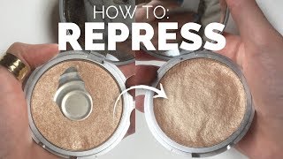 How to REPRESS a Powder Fix broken eyeshadows [upl. by Sachs]