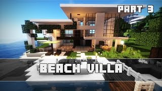 STRANDHAUS bauen  Minecraft Tutorial  Part 3 [upl. by Sicard]