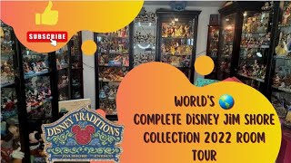 Worlds Complete Disney Traditions Jim Shore Collection amp 2022 Room Tour [upl. by Tildi60]