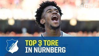 TSG Hoffenheim  Top 3 Tore in Nürnberg [upl. by Ramgad]