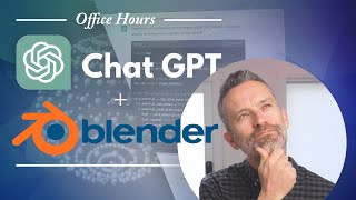 Blender Tutorial – How to Use AI to Create 3D Models ChatGPT and Blender [upl. by Elrod304]