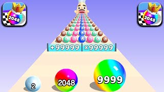 Marble Run Ball Run 2048 Canvas Run  All Levels 2024 Gameplay Androidios Mobile Games  wpond [upl. by Elita]