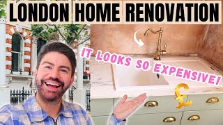 Renovating my Victorian London Home Luxury Kitchen Remodel ON A BUDGET  MR CARRINGTON [upl. by Bramwell]