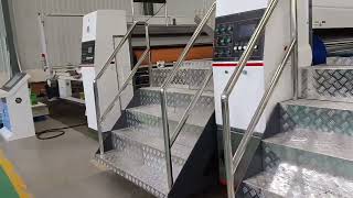 3 color automatic printing PP corrugated sheet machine Printer machine [upl. by Brechtel656]