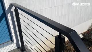 Muzata Cable railing Installation（Christmas Specials） [upl. by Delmore]