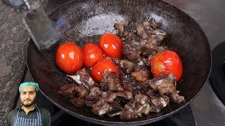 Charsi Mutton Karahi  Namak Mandi Street Food Peshawar [upl. by Ahsyia]