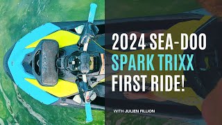 2024 SeaDoo Spark Trixx  First Ride [upl. by Attennod]