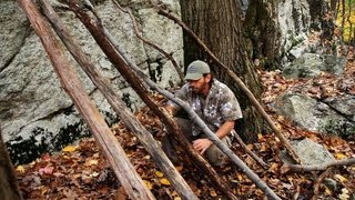 Build Framework for an Outdoor Shelter  Survival Skills [upl. by Panthea468]