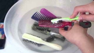 How to CleanWash your Hair Brushes [upl. by Gayn404]