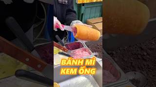 BÁNH MÌ KEM ỐNG food [upl. by Lain607]