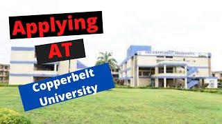 Coperbelt University Application Full Step by Step Guide [upl. by Tarrsus]