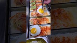 Delicious burnt rice dish Burnt rice cooking shorts egg [upl. by Mcnalley768]