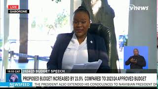 20242025 BUDGET SPEECH [upl. by Aicened145]