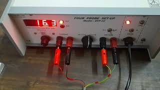 Energy gap and resistivity of semiconductor by four probe method [upl. by Nilok]