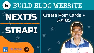 Nextjs  Strapi  chakra ui  Blog Website  TypeScript  6  Swagger API Docs  PostCard  Axios [upl. by Alard]