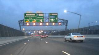 Night drive across Brisbane Gateway Bridge [upl. by Gill]