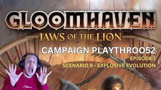 Gloomhaven  Jaws Of The Lion  Ep 7  Scenario 9  Explosive Evolution [upl. by Lavine820]