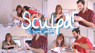 Making air dry clay pots at home  Sculpd pottery kit review [upl. by Lrak]