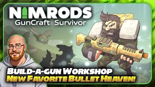 This BUSTED GUN BUILDER Is My New Favorite Bullet Heaven  NIMRODS GunCraft Survivor [upl. by Herahab]