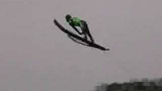 freddy krueger ski jumping record [upl. by Wendel]