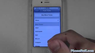 How To Get The iPhone To Vibrate For Text Messages [upl. by Eckhardt]