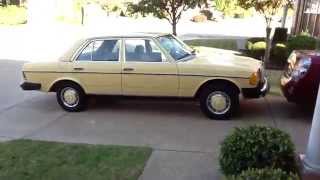 1981 Mercedes Benz 300D tour and startup [upl. by Siramad]