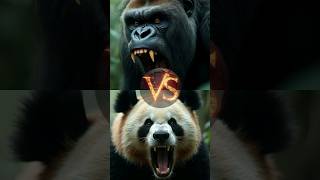 Showdown Panda VS Gorilla shorts versus panda gorilla [upl. by Kee]