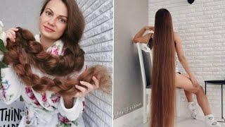 Top 10 Rapunzels in Real Lifefactzone RealLifeRapunzels LongHairGoals Rapunzel [upl. by Georg]