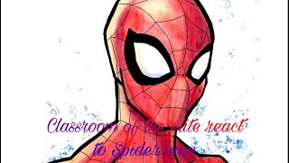 Classroom of the elite react to SpiderMan  Part 3  🇷🇺🇺🇸  Marvel [upl. by Madlin]