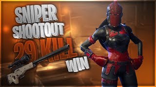 29 KILL SNIPER SHOOTOUT WIN  Solo vs Squads Fortnite Battle Royale [upl. by Nilek]