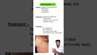 Urticaria  पित्ती causes symptoms and treatment [upl. by Heyes]