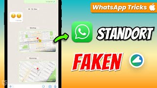 WhatsApp Standort amp LiveStandort FAKEN 🗺 Falschen Standort versenden  so gehts iOS 17✅ [upl. by Riley]