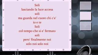 Adriano CelentanoSoli testo  lyrics [upl. by Marsden]