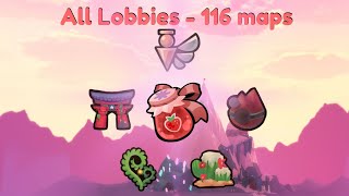 Strawberry Jam ALL LOBBIES Speedrun [upl. by Beera]