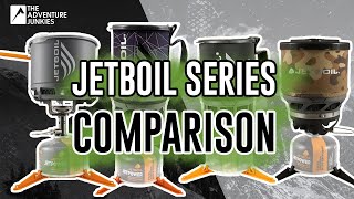 Jetboil Series comparison Stash vs Flash vs MiniMo vs Zip [upl. by Eceertal]