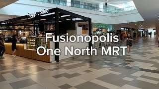 Walking tour of Fusionopolis at One North MRT [upl. by Giliane]