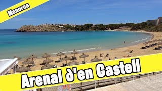 Arenal den Castell Menorca Spain Beach and resort [upl. by Suedaht]