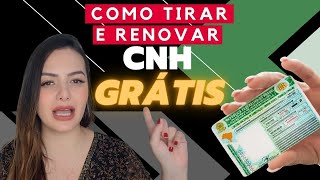 🚗 CNH GRATUITA em 2023 Como tirar e renovar a CNH de forma gratuita Veja aqui [upl. by Nylireg]