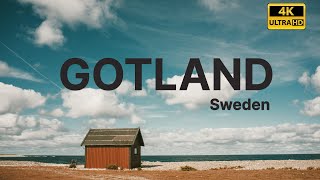 Travelling to hidden gem Gotland in Sweden  Visby Fårö island  with Music  4K [upl. by Azile989]